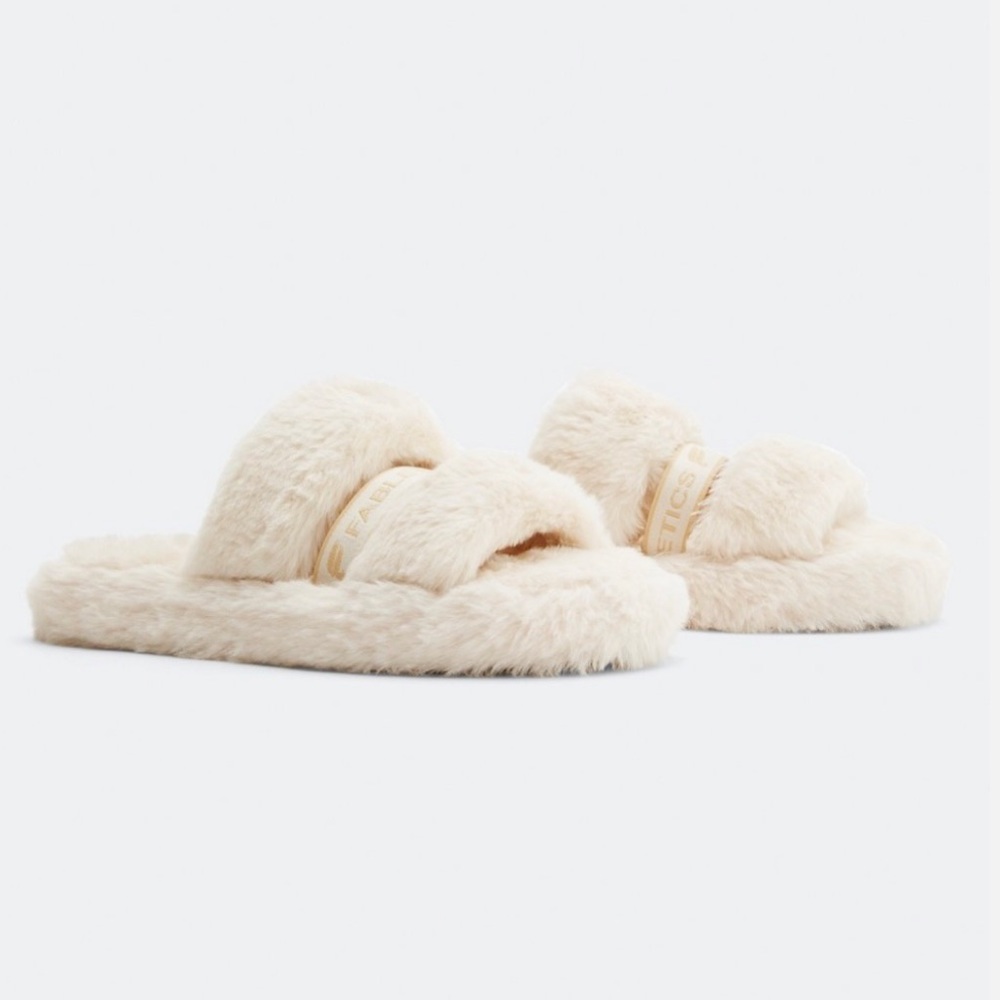 Fabletics Fuzzy Sandal Slippers - Size 9
